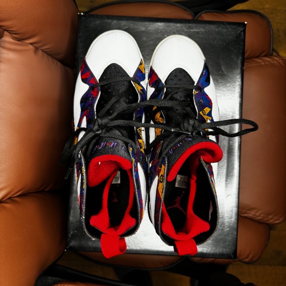 purple and yellow jordan 9